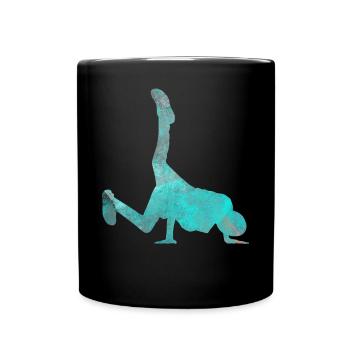 Streetdance Hip Hop Tanz Breakdance Geschenk - Tasse einfarbig - Schwarz - Vorne