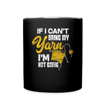 Crochet - Full Colour Mug - black - Front