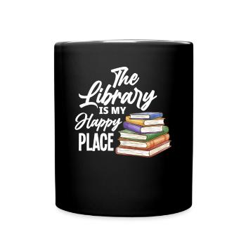 Livre lecture livres bibliothécaire - Mug uni - noir - Devant