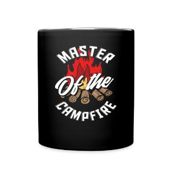 Camper Fire Adventure Camping cadeau - Mug uni - noir - Devant