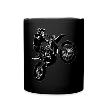 Motocyclette Motorsport Anniversaire pour enfants Biker Cross - Mug uni - noir - Devant