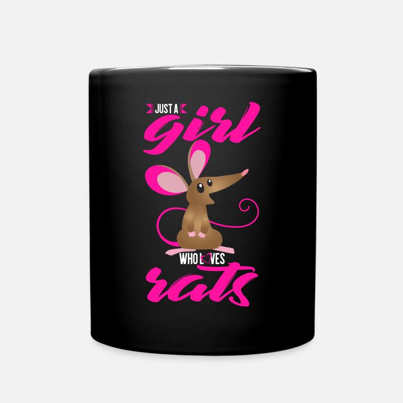 Ratten - Tasse einfarbig - Schwarz
