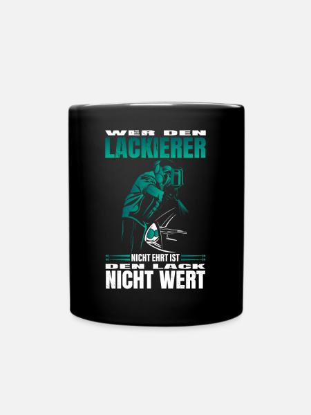 Maler und Lackierer - Tasse einfarbig - Schwarz