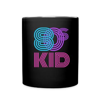 Retro Born in the 1980s Vintage Rad 80s Kid - Full Colour Mug - black - Front
