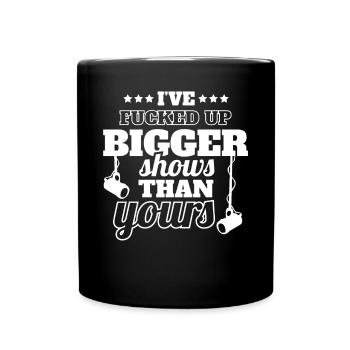 Technicien d'éclairage de scène de théâtre - Mug uni - noir - Devant