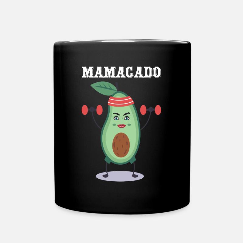 Mamacado - Avocado Gift - Full Colour Mug - black