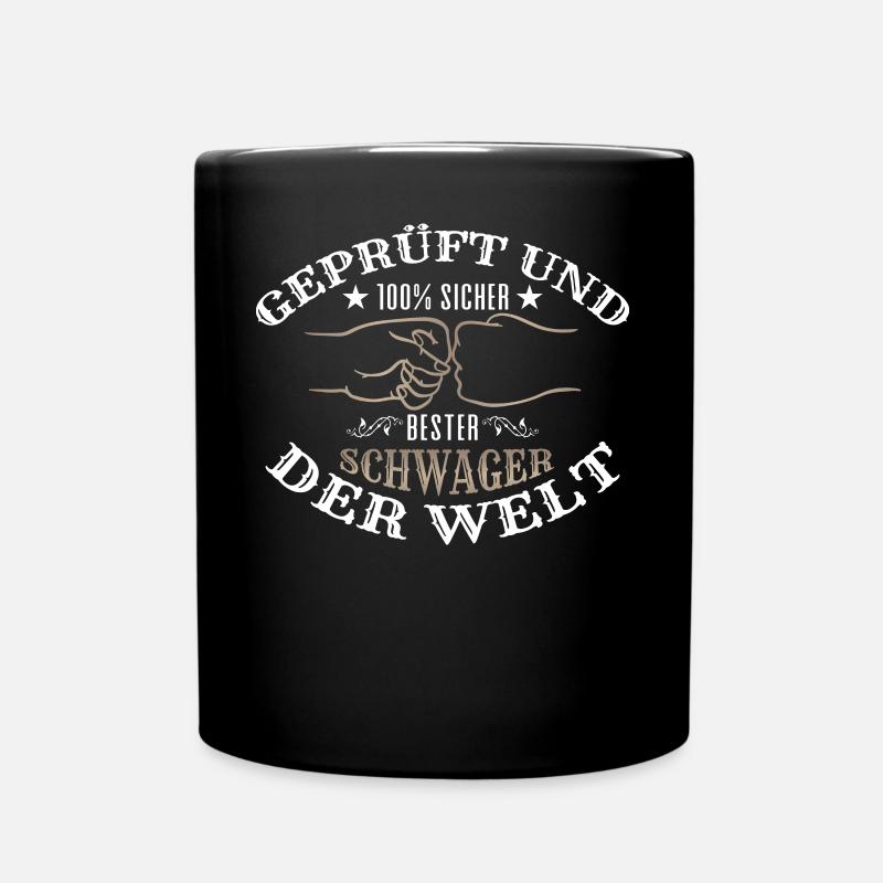Schwager - Tasse einfarbig - Schwarz