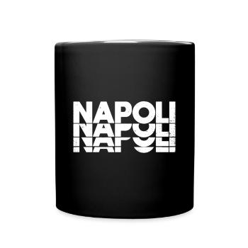 Napoli Neapel - Tasse einfarbig - Schwarz - Vorne