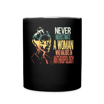 Anthropology anthropologist archeology - Full Colour Mug - black - Front