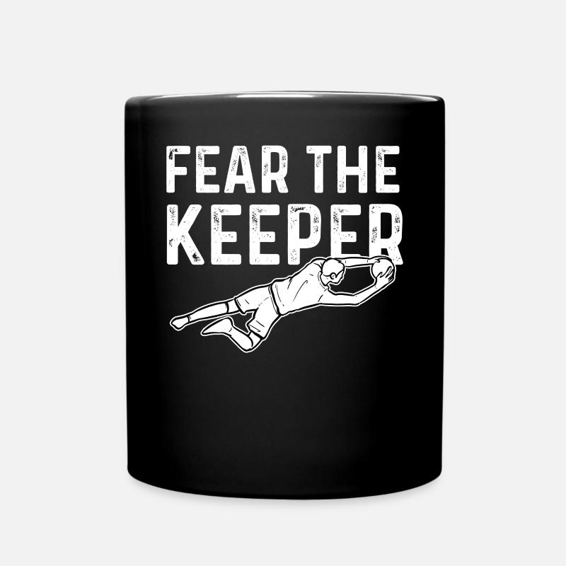 Torwart Torhüter - Tasse einfarbig - Schwarz