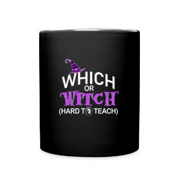 Problèmes d’un professeur d’anglais - Mug uni - noir - Devant