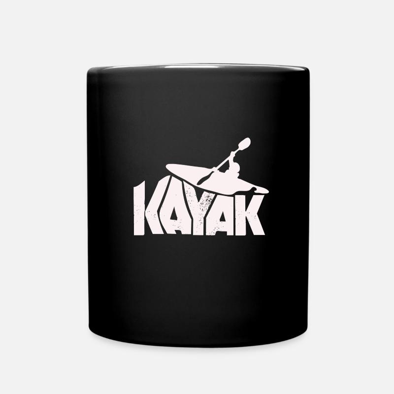 kajaks - Tasse einfarbig - Schwarz