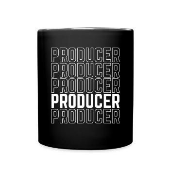 Producer Muster Pattern - Full Colour Mug - black - Front