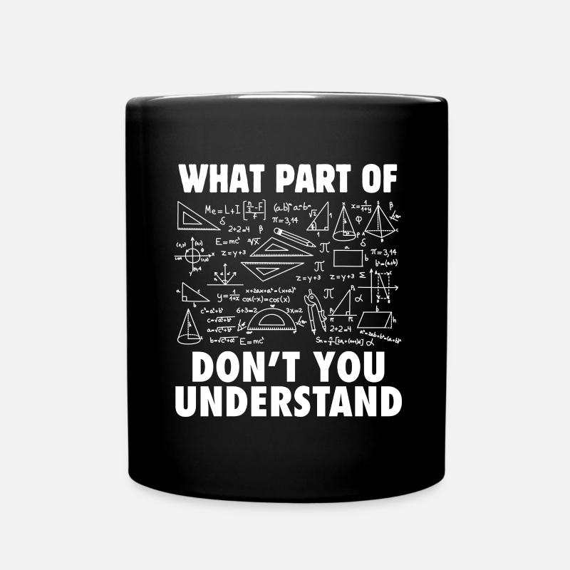 Equations mathématiques dont vous pouvez obtenir les formes - Mug uni - noir