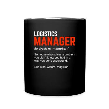 Cadeau de responsable logistique responsable logistique - Mug uni - noir - Devant
