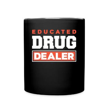 Apotheker Pharmazie Student Abschlussgeschenk - Tasse einfarbig - Schwarz - Vorne