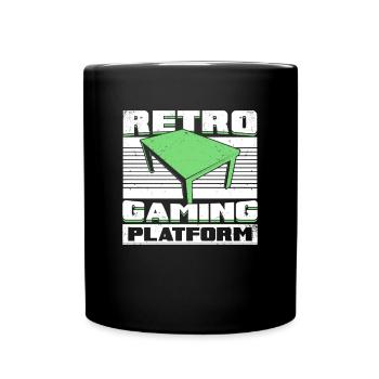Tabletop Brettspiel Brettspieler Geschenk - Tasse einfarbig - Schwarz - Vorne