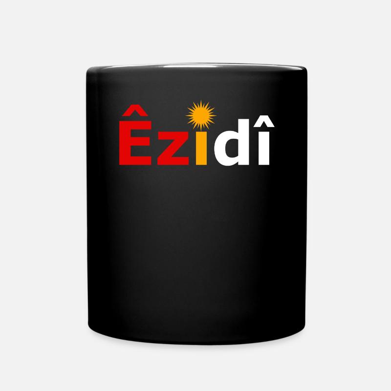 Ezidi mit yezidi Flagge - Tasse einfarbig - Schwarz
