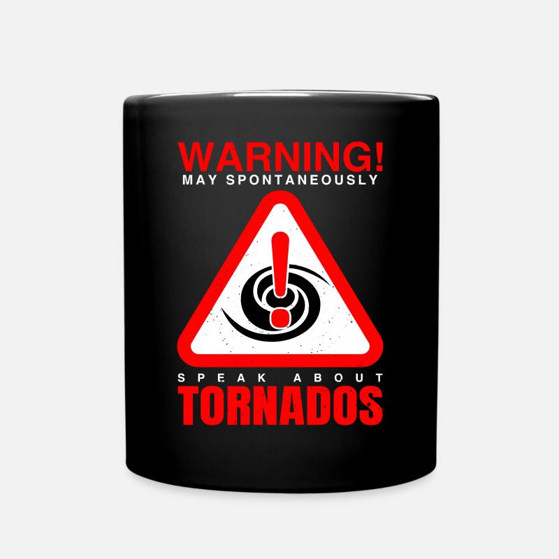 Tornado Unwetter - Tasse einfarbig - Schwarz