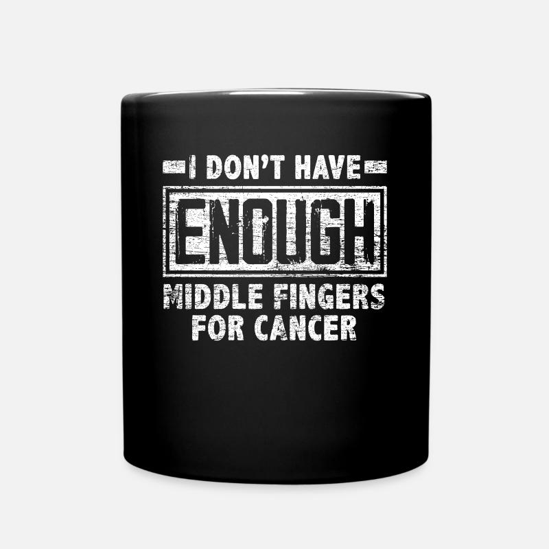 Doigt du milieu chimio - Mug uni - noir