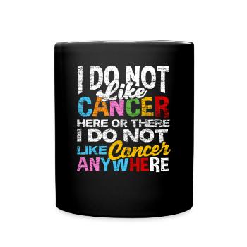 Chemo cancer cure therapy sayings - Full Colour Mug - black - Front