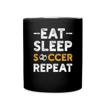 Football Sport Football footballeur - Mug uni - noir - Devant