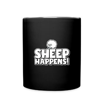 Sheep happens! - Full Colour Mug - black - Front