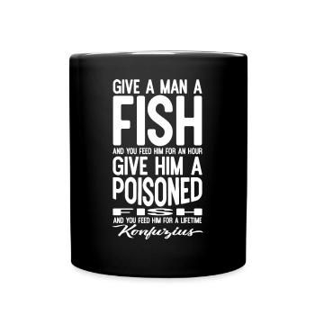 Nonsense dire confucius drôle drôle humour - Mug uni - noir - Devant