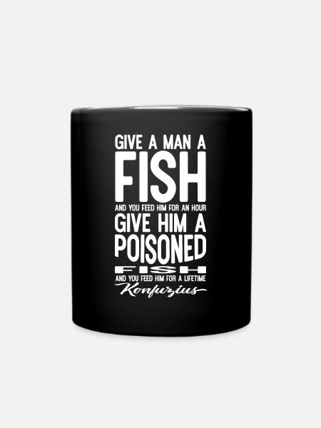 Nonsense saying confucius funny funny humor - Full Colour Mug - black