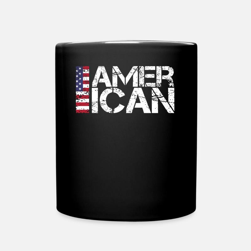 Américain - Mug uni - noir