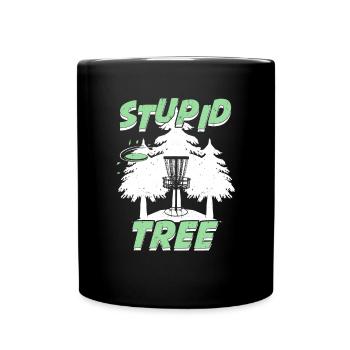 Cadeau de golfeur de disque de golf drôle - Mug uni - noir - Devant