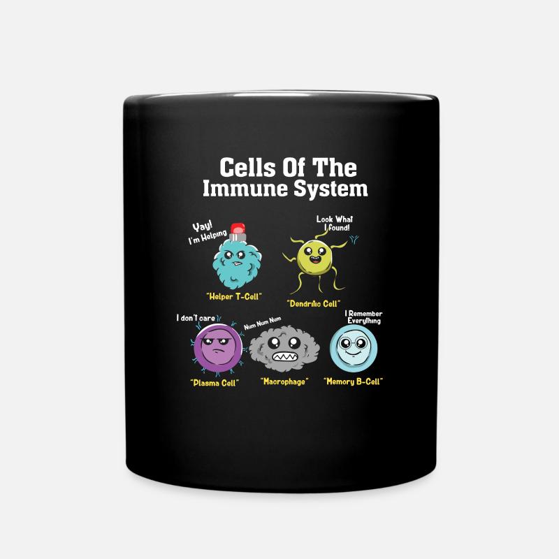 Biology laboratory biologist saying gift funny - Full Colour Mug - black