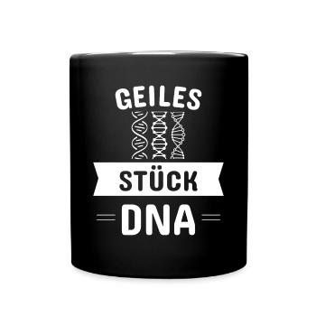 Geiles Stück DNA! - Beliebter Nerd Programmierer - Tasse einfarbig - Schwarz - Vorne