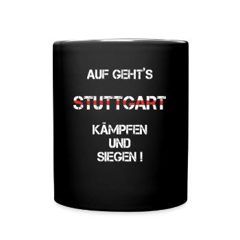 Stuttgart - Tasse einfarbig - Schwarz - Vorne
