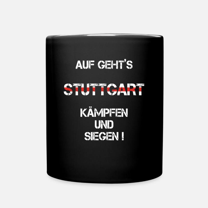 Stuttgart - Tasse einfarbig - Schwarz
