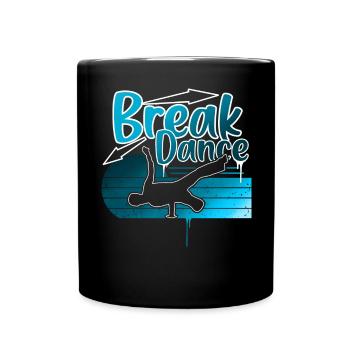 Breakdance - Mug uni - noir - Devant