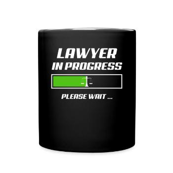 Avocat étudiant - Mug uni - noir - Devant