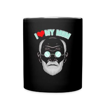 I Love my Mum - Psychologie amusante & Psychologues - Mug uni - noir - Devant