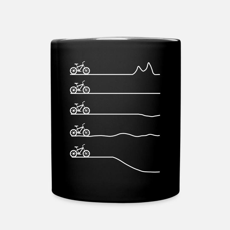 Vélo vélos roue nature - Mug uni - noir