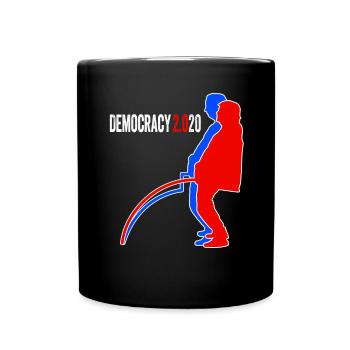 Déclaration politique Démocratie 2020 Opinion électorale GES - Mug uni - noir - Devant