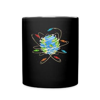 Disque Golf Earth Planet Space Design & Gift - Mug uni - noir - Devant