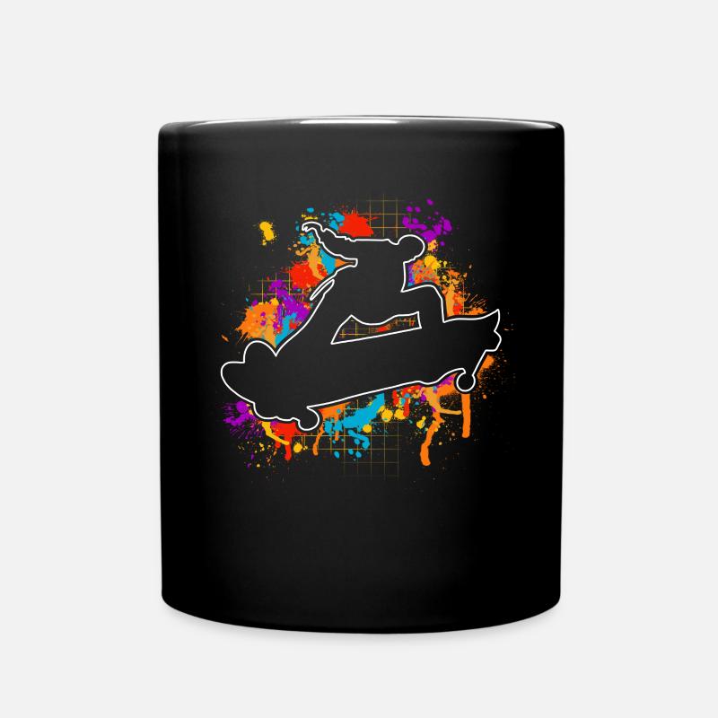 Patineur - Mug uni - noir