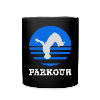 Parkour - Mug uni - noir - Devant