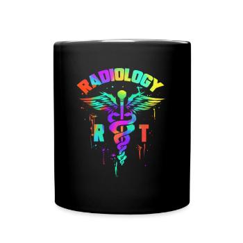 Radiology RT - Radiologen & Röntgentechniker - Tasse einfarbig - Schwarz - Vorne