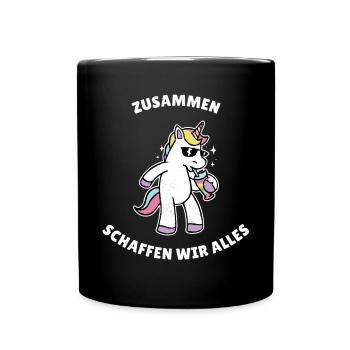 Together we can do anything but stay sober - Full Colour Mug - black - Front