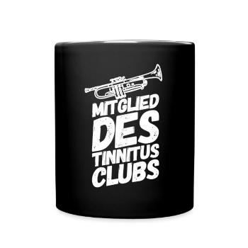 Trompete Trompeten Trompeter Club - Tasse einfarbig - Schwarz - Vorne