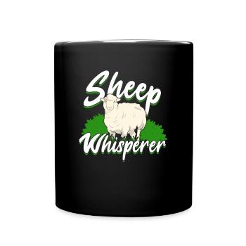 Sheep Sheep Herd Animal Keeper Shepherd Gift - Full Colour Mug - black - Front
