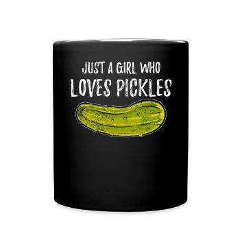 Pickles Pickles Lover Pickles - Full Colour Mug - black - Front