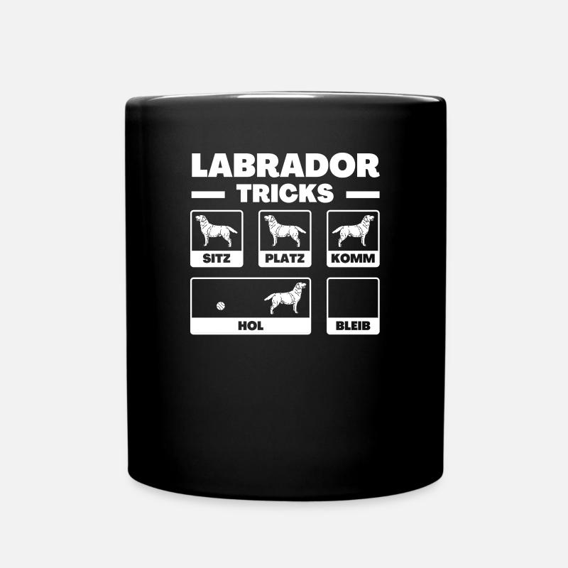 Labrador Funny - Full Colour Mug - black