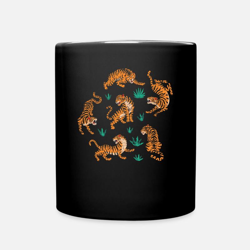 Tiger - Tasse einfarbig - Schwarz